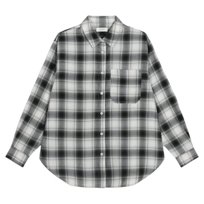 studio CLIP 衬衫女2026春季新款含棉简约格纹休闲外套592170