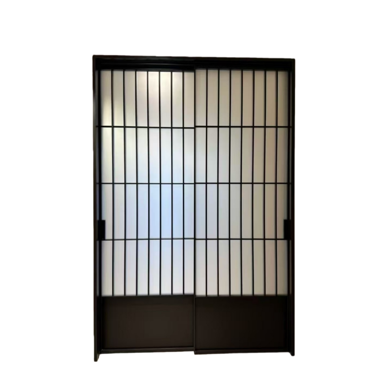 完美极窄吊轨三联动铝镁合金推拉门双层钢化玻璃客厅阳台厨房