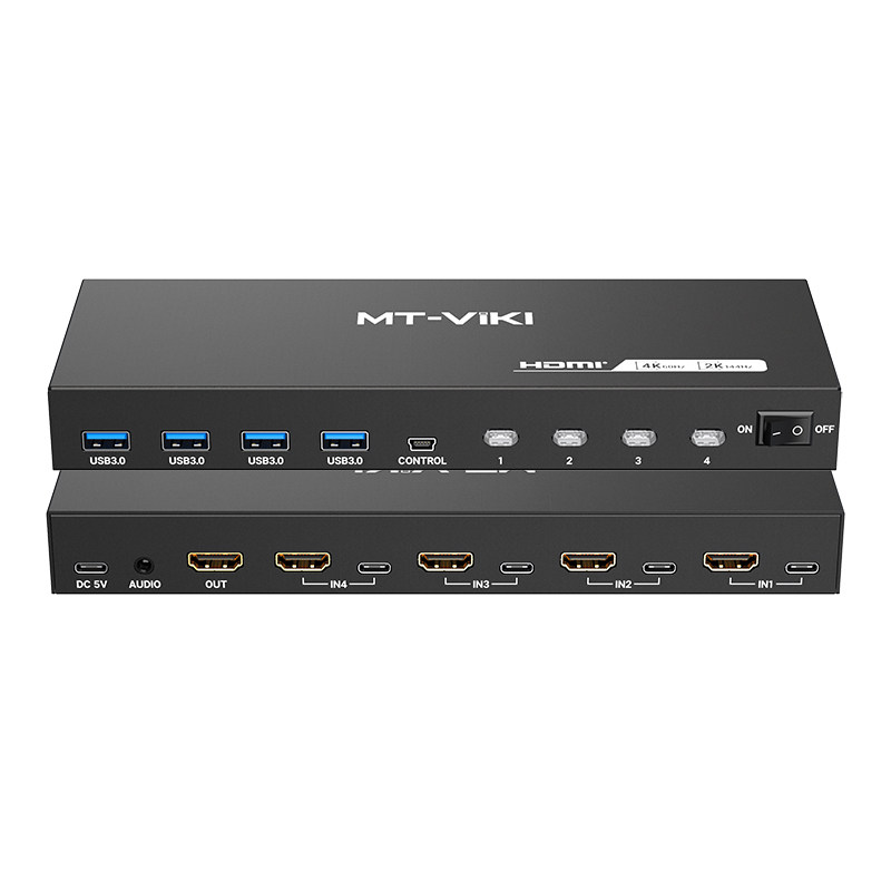 迈拓4口kvm切换器4K60Hzusb3.0