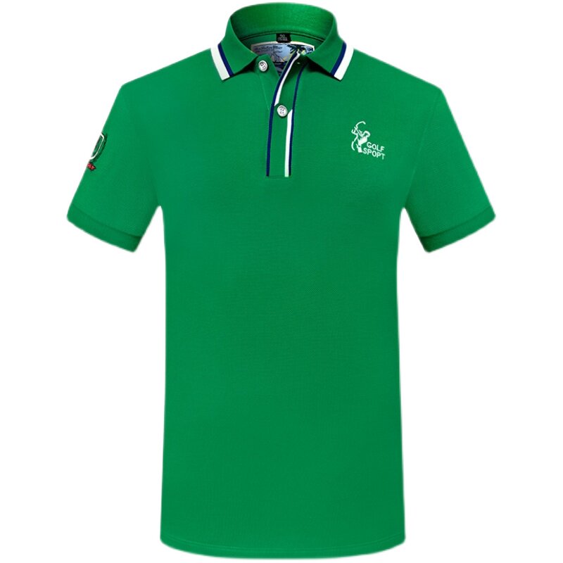 夏季短袖翻领衣服高尔夫休闲