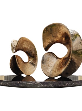 现代简约白色抽象雕塑摆件