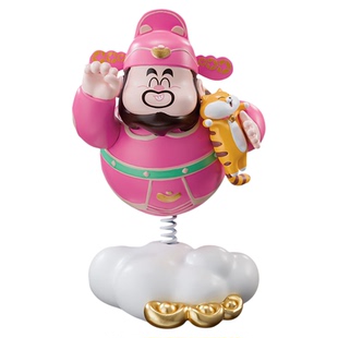 飞来财神爷摆件伴手礼物玄关柜入户乔迁开业装饰招财手办新年礼物