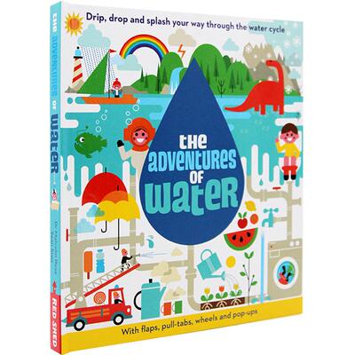 水的历险记 英文原版绘本The Adventures of Water Malcolm Rose 了不起的历险系列自然地理动植物科普大全立体机关玩具翻翻书
