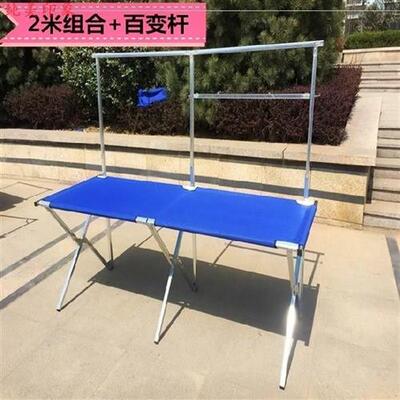 摆架子展示架摆摊折叠便携伸缩便携式活动折叠桌地推陈列架产品布
