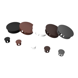 尼龙扣式塞头螺丝塑料堵头封口盖塞子圆形管道孔塞闷头密封装饰盖