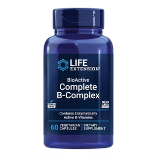 美国Life Extension复合维生素B族胶囊B-Complex活性B12叶酸60粒