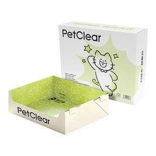 一次性猫砂盆折叠半开放式猫咪厕所超大号防外溅免清理月抛猫便盆