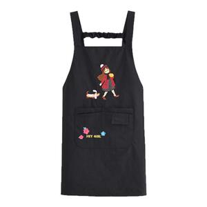 围腰防泼水围裙耐污罩衣工作服女