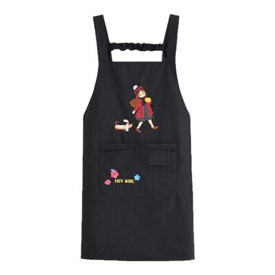 围腰防泼水围裙耐污罩衣工作服女