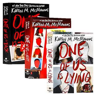 谁在说谎系列3册 英文原版 One of Us Is Lying 谁在说谎/下一个就是你/有人回来了 美国悬疑作家凯伦作品 青春校园推理小说 平装