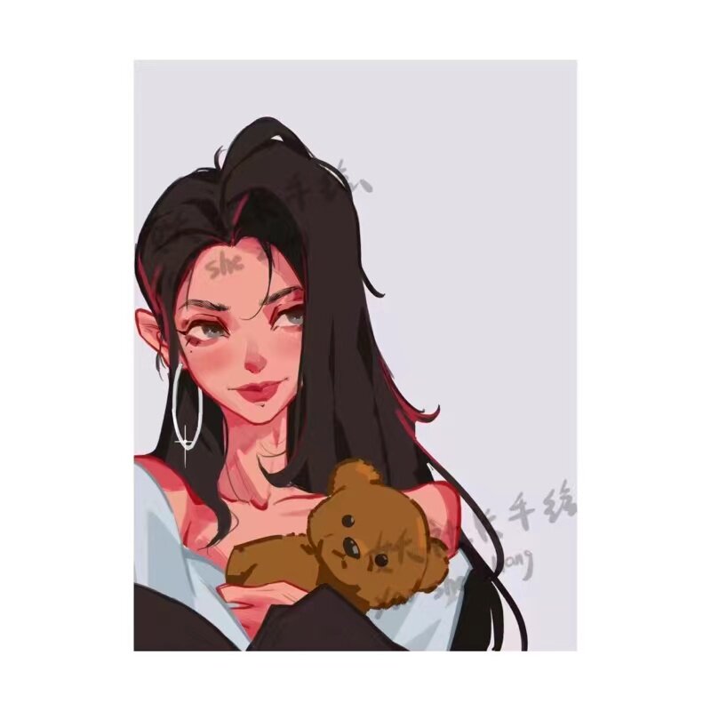 欧美暗黑甜酷韩系漫画可爱头像