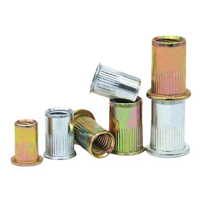 河北邯郸彩白锌平头加长拉铆螺母