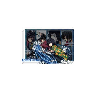 鬼灭亚克力砖透明水晶砖无一郎富冈义勇蝴蝶忍祢豆子实弥嘴平