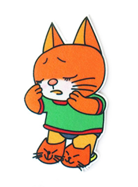小猫尿床儿童绘本毛毡教具
