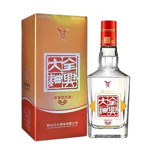 四川全兴大曲52度38度老字号经典方瓶浓香型高度白酒整箱500ml6瓶