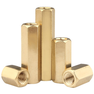 双通六角铜柱双头空心直通螺柱机箱主板隔离铜柱M2/M2.5M3M4M5M6