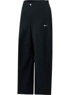 滔搏NIKE耐克女子九分裤刺绣小勾厚实梭织休闲长裤HV2087-010