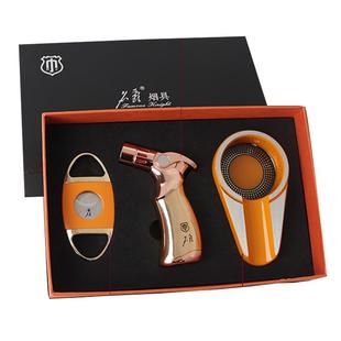 雪茄剪刀套装工具古巴雪茄专用三合一烟灰缸喷枪打火机雪茄剪钳