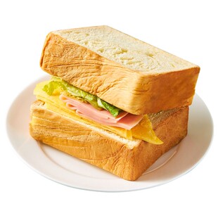 朗丽厚切吐司手撕面包切片牛乳吐司学生早餐懒人速食休闲零食整箱