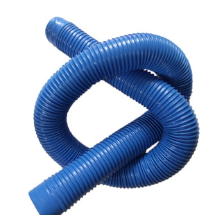 32 50 75 110 160 200 250pvc蓝色通风透气伸缩波纹软管吸尘风管