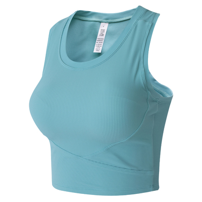 岚纹一体杯胸垫背心式运动内衣