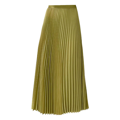 2026春季新款白色百褶裙半身裙女百搭高腰显瘦a字长裙小个子裙子