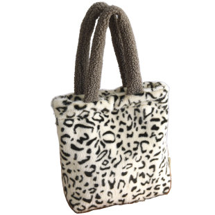 布奏2025新款手提毛绒包包女款秋冬毛毛包上班族手拎包百搭布包