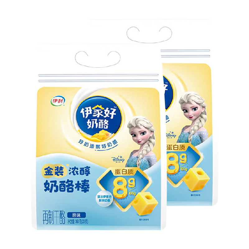 伊利金装浓醇儿童即食奶酪棒