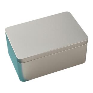 食品罐长方形大小号曲奇饼干包装盒马口铁盒子糖果纯色铁皮盒空盒