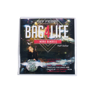 北方魔术 硬币穿越塑封袋 Bag4Life 近景魔术道具美金版 无需手法