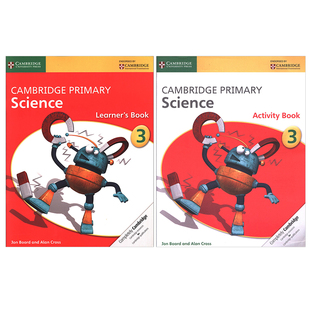 原版进口剑桥少儿英语科学教材Cambridge Primary Science123学生书练习册剑桥国际少儿英语国际学校科学课程学生用书