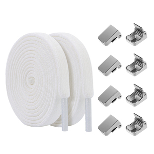 鞋带免系神器懒人鞋带扣固定器女款免系松紧弹力白色鞋带绳卡扣男