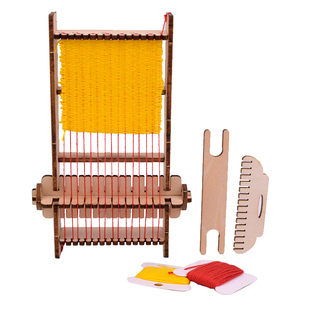 儿童织布机手工编织器模型diy毛线编织机女孩小礼物手工制作玩具