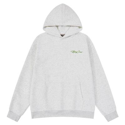 小尼力花卉刺绣连帽卫衣