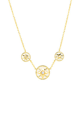 八芒星罗盘项链女轻奢小众颈链