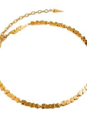 盐岛葫芦项链choker短项链锁骨颈链金色气质高级感简约原创设计