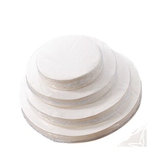 圆形烤肉纸 加厚烤盘烧烤纸20cm23cm25cm26cm28cm包邮 防油硅油纸