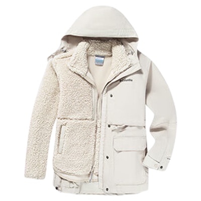 哥伦比亚三合一女抓绒内胆防水