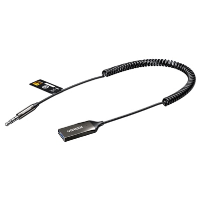 绿联车载aux蓝牙接收器CD级音质