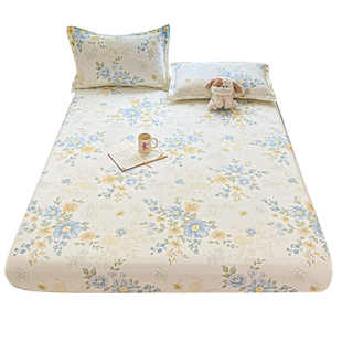 纯棉床笠单件席梦思保护套全棉加高床罩2025新款床垫罩隔脏床单套