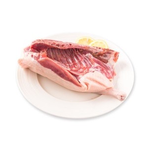 冷冻半边鸭7.6KG 单冻半边鸭 半鸭 半片白条鸭 生鲜半片鸭