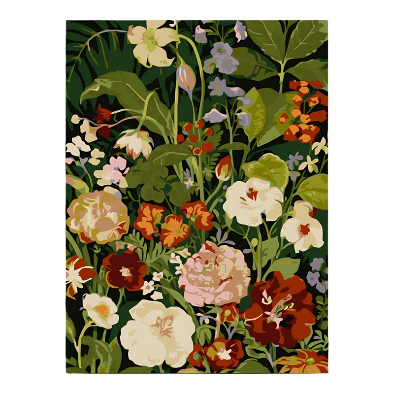 花卉静物DIY数字油画带框挂画