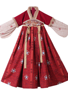 拜年服国风汉服女童秋冬