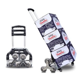 爬楼梯手拉车小行李车拖车便携折叠推车拉货拉杆车买菜购物神器搬