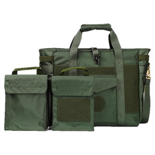 飞行员头盔包航展防水斜跨帆布肩商务电脑包大容量平板航空手提包