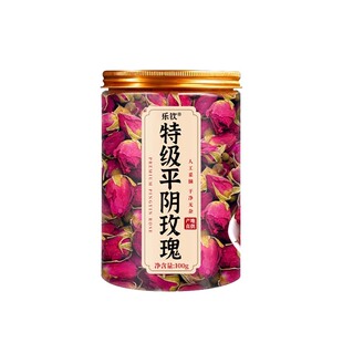 乐钦特级山东平阴重瓣玫瑰花茶中药材天然正品官方养生茶旗舰店