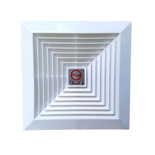 中国扬子8寸吸顶吊顶排气扇开孔200x200mm卫生间浴室排风扇正品