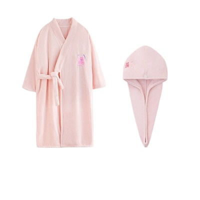 成人浴袍男士女士浴巾可穿裹全身