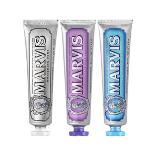 MARVIS/玛尔仕经典系列清新花海亮白牙膏85ml*3支