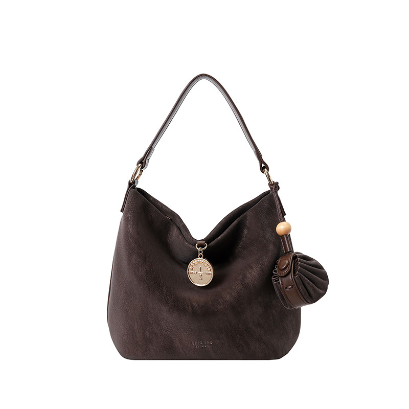 南风Chio2nd 吉袋衔金水桶包2025巨好看包包女新款手提单肩斜挎包